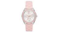 Michael Kors Jessa CZ Embellished Multifunction Silicone Strap Watch (Image via Nordstrom Rack)